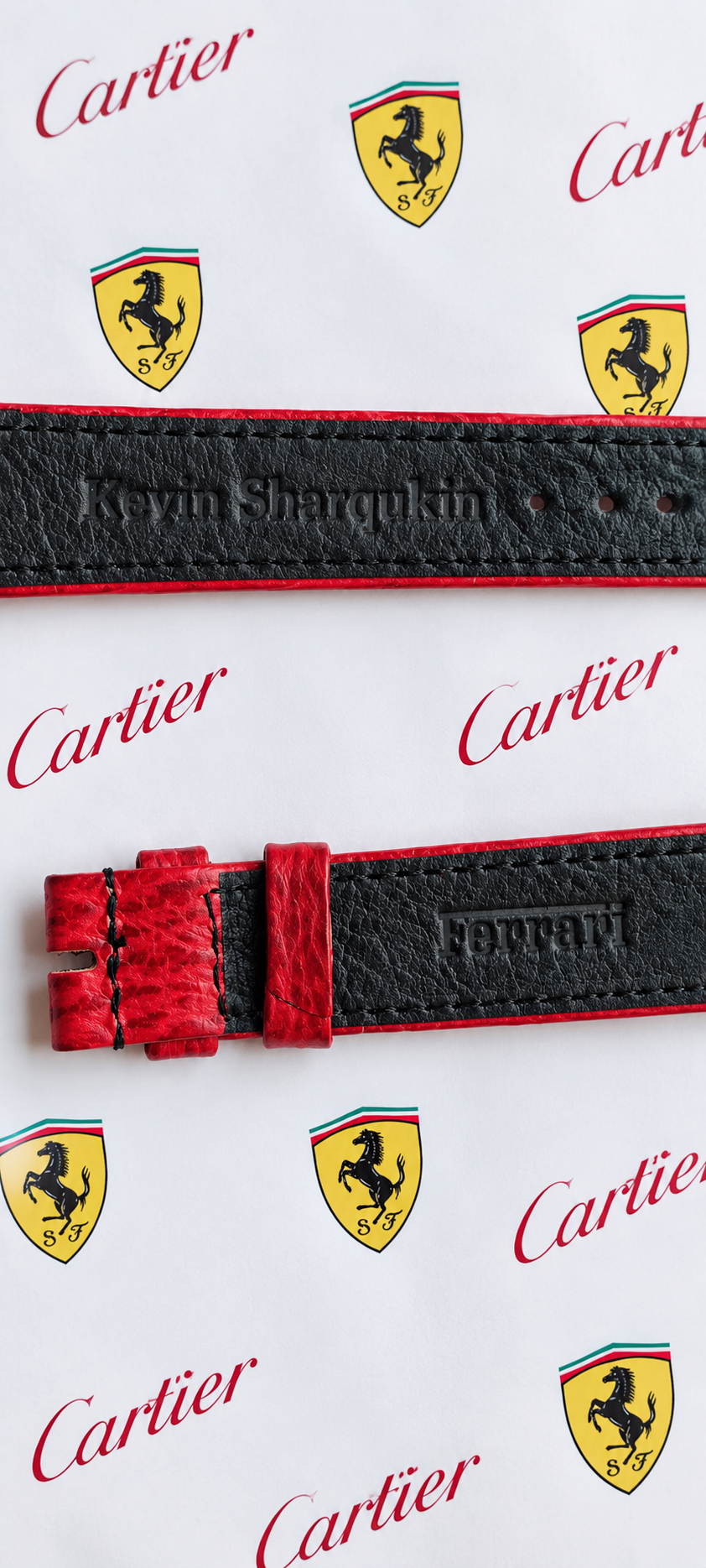 Curea Ferrari by Cartier – piele de rechin